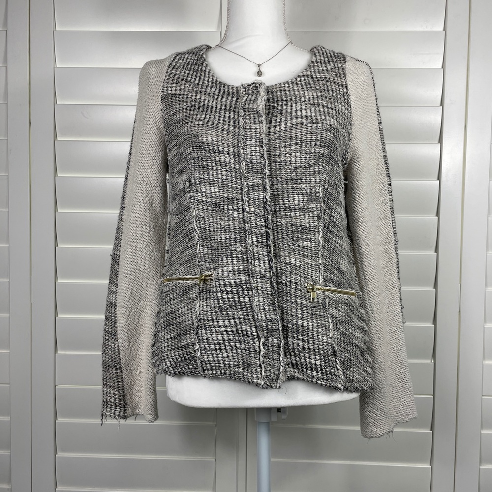 Anthropologie Cartonnier sweater blazer, size M